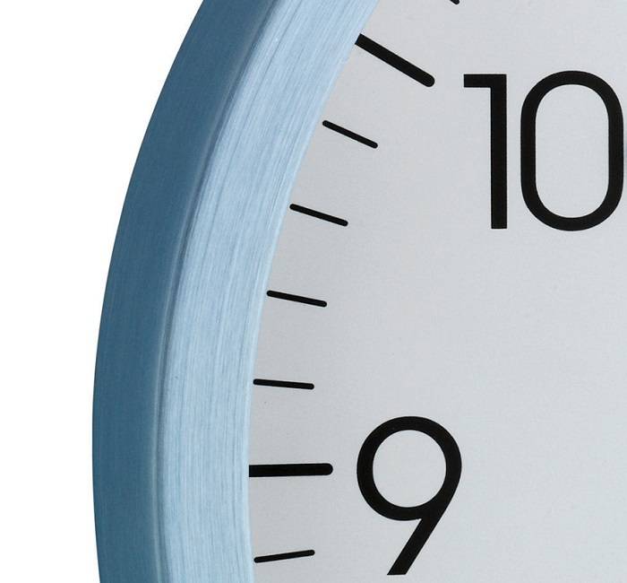 TFA Dostmann 60.3517.55 Funk Wanduhr 30.5 cm x 4.5 cm Aluminium (matt)