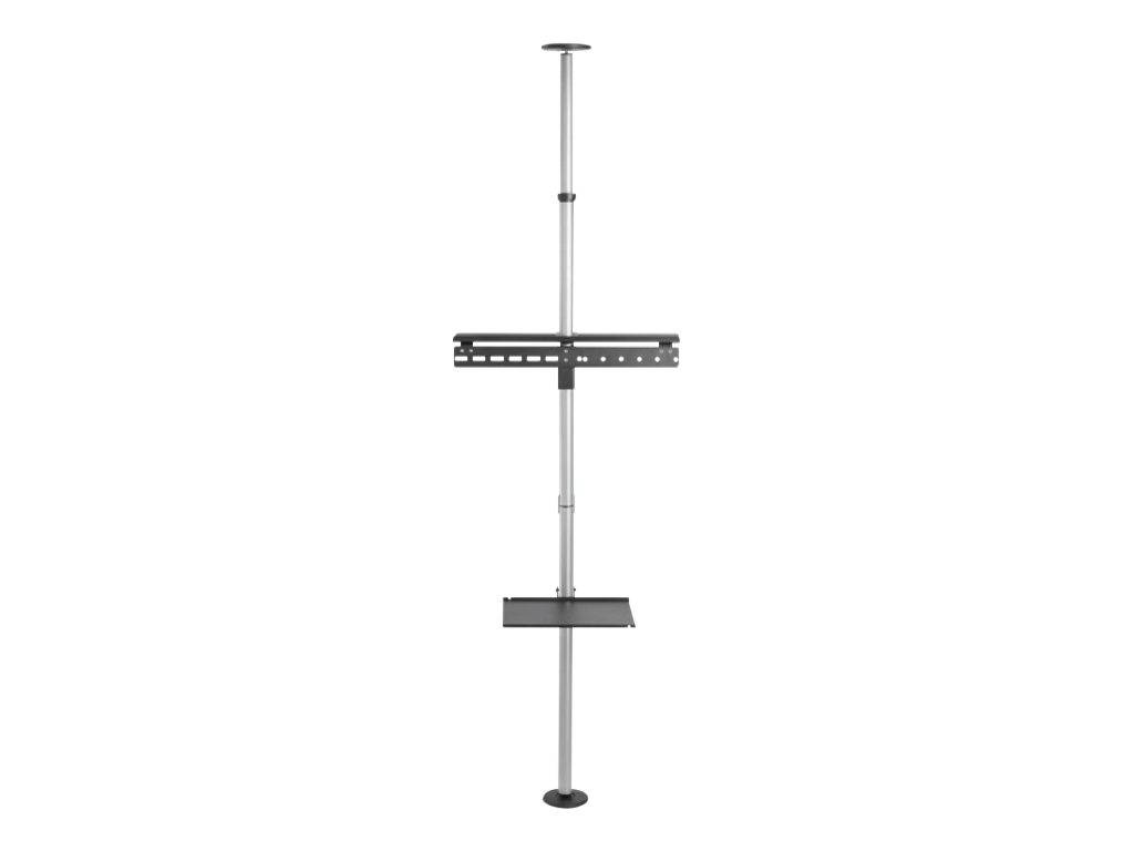 TECHly ICA-TR32 - Befestigungskit (Regal, Boden-zu-Decke-Befestigung, VESA-Halterung) - für Flachbildschirm - Aluminium