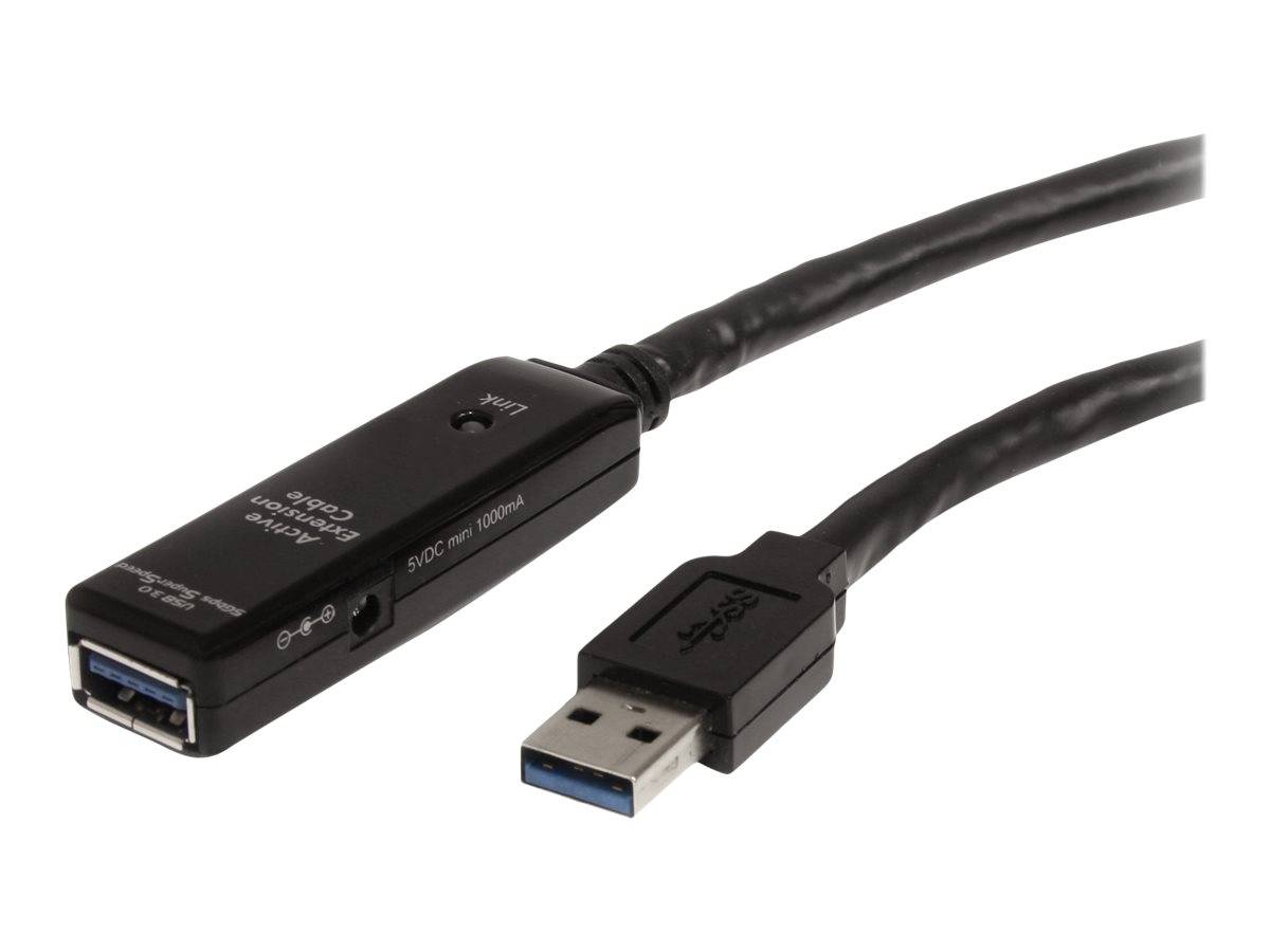 StarTech.com 5m aktives USB 3.0 Verlängerungskabel - Stecker/Buchse - USB 3.0 SuperSpeed Kabel Verlängerung -