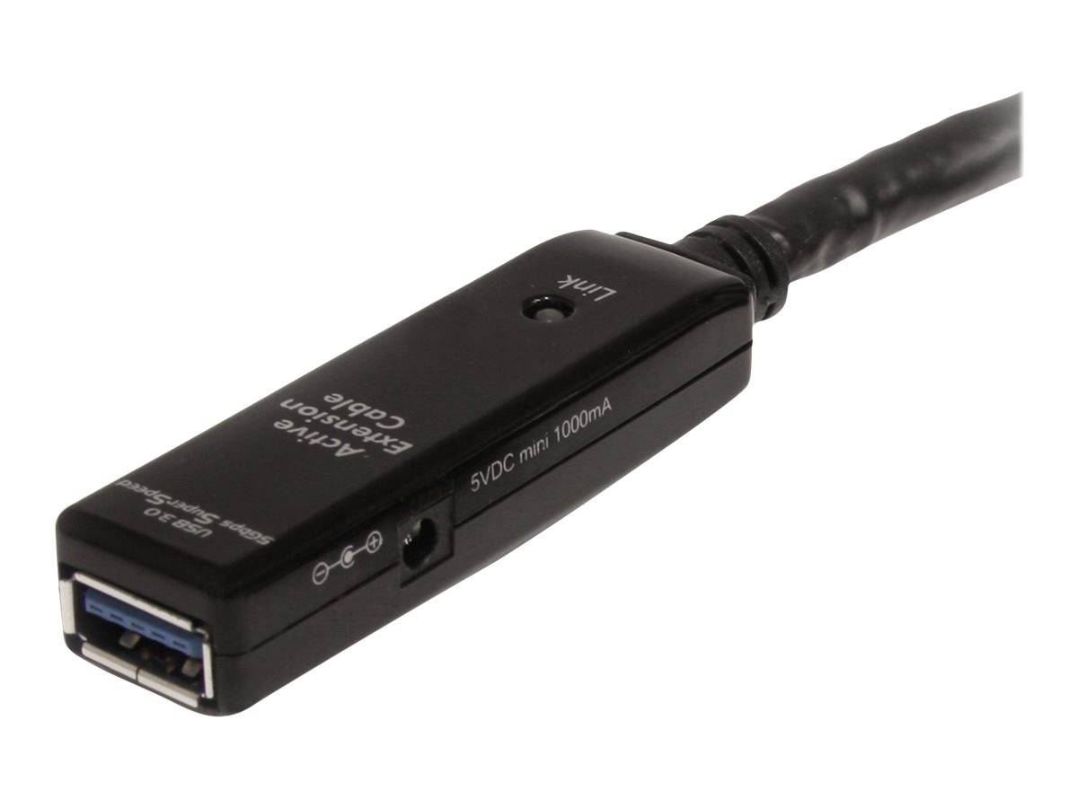 StarTech.com 5m aktives USB 3.0 Verlängerungskabel - Stecker/Buchse - USB 3.0 SuperSpeed Kabel Verlängerung -
