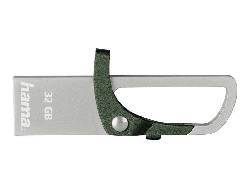 Hama FlashPen Hook-Style USB-Stick 32 GB Grün 123921 USB 2.0