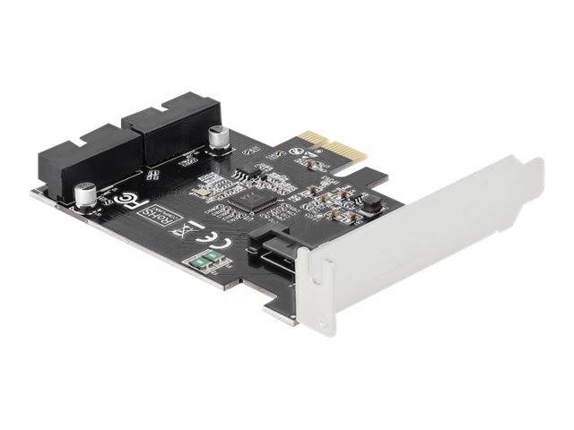DeLOCK PCI Express Card to 2 x internal USB 3.0 Pin Header - USB-Adapter - PCIe 2.0 - USB 3.0 (intern)