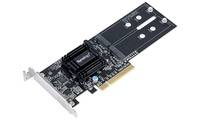 Synology M2D18 - Laufwerksschachtadapter - Erweiterungsschlitz auf 2 x M.2 - M.2 Card - PCIe 2.0 x8