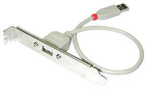 LINDY USB 1.1 Adapter [1x USB 1.1 Stecker A - 1x USB 1.1 Buchse A] 0.3m