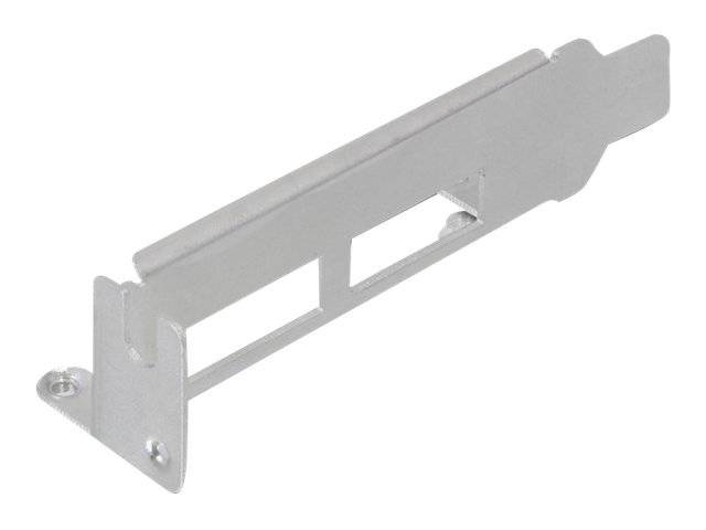 Delock Slot bracket 2x eSATAp 5V/12V with Low Profile Bracket - Speicherkabelkit - interne Stromversorgung, 4-polig, SAT