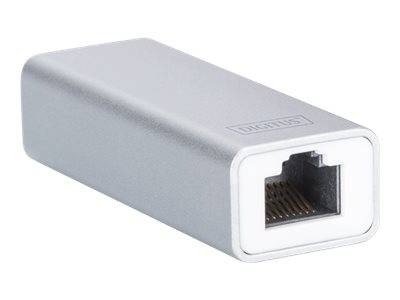 Digitus Netzwerk, USB 3.2 Gen 1 (USB 3.0) Adapter [1x USB 3.2 Gen 1 Stecker C (USB 3.0) - 1x RJ45-Buchse] DN-3024 20.00 cm Geschirmt