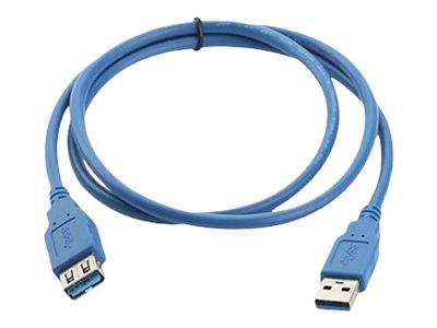 Techly USB-Verlängerungskabel - USB Typ A (M) - bis USB Typ A (W) - USB 3.0 - 50