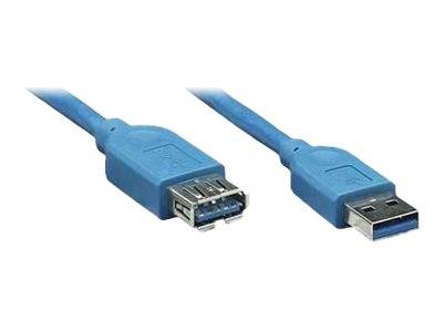 Techly USB-Verlängerungskabel - USB Typ A (M) - bis USB Typ A (W) - USB 3.0 - 50