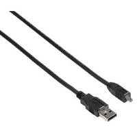 Hama USB-Kabel USB M bis mini-USB Typ B M 1.8 m Schwarz