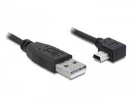 Delock USB-Kabel USB 2.0 USB-A Stecker, USB-Mini-B Stecker 1.00 m Schwarz 82681
