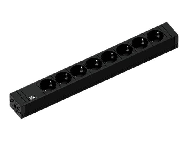 Bachmann 420.0019 Steckdosenleiste Schwarz Schutzkontakt 1 St.