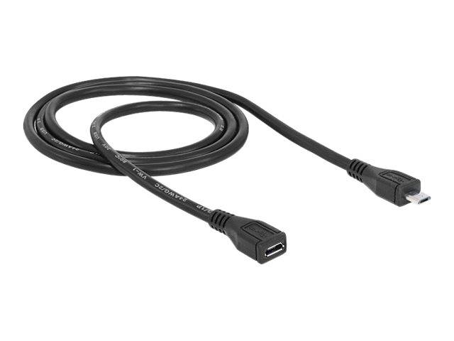 Delock - USB-Verlängerungskabel - Micro-USB Typ B (M)