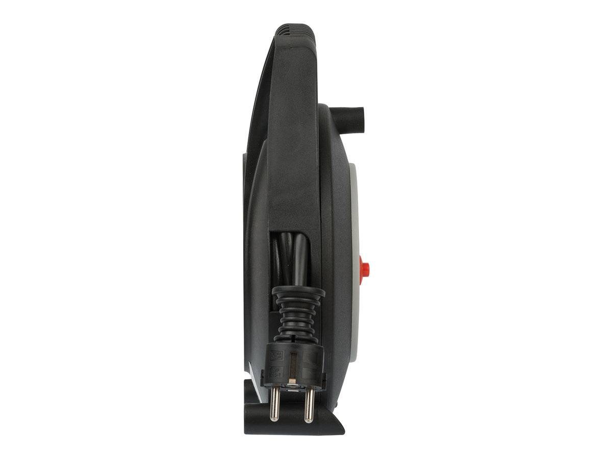 Brennenstuhl 1093200 Kabeltrommel 10.00 m Schwarz Schutzkontakt-Stecker