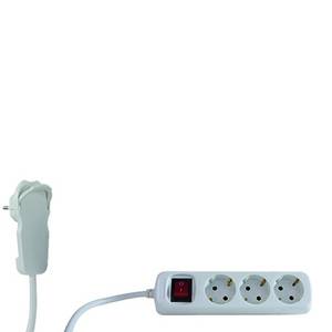 REV RITTER - REV - Steckdosenleiste - Wechselstrom 230 V - 3500 Watt - Ausgangsanschlüsse: 3 (Stromversorgung)