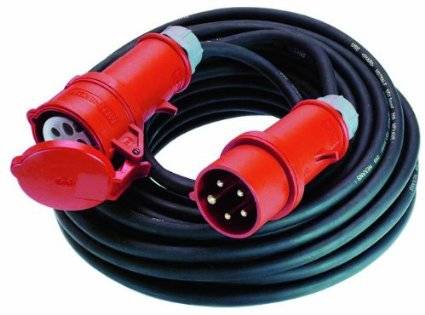 Bachmann Verlängerung H07RN-F 5G1,5mm² sw, 10m, CEE/16A rt 344.171