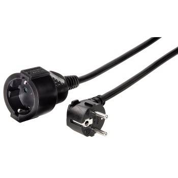hama 00047871 Schutzkontakt-Verlängerungskabel "Profi", 10 m, Schwarz