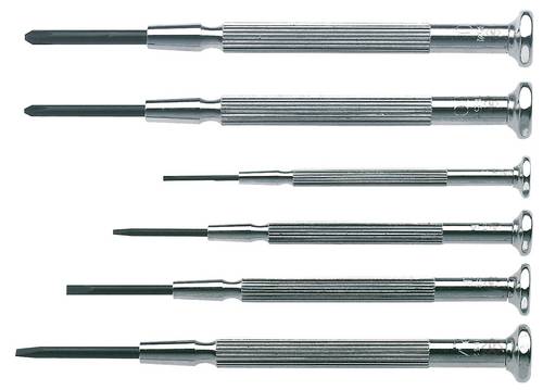 C.K Elektrotechnik und Feinwerktechnik Schraubendreher-Set 6teilig Schlitz, Kreuzschlitz Phillips