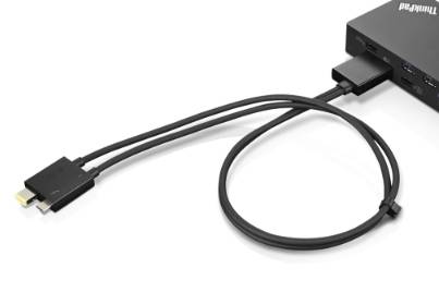 Lenovo USB-Kabel 0.67 m Schwarz 4X90U90616