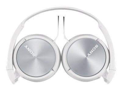 Sony MDR-ZX310AP On Ear Kopfhörer kabelgebunden Weiß Headset, Faltbar