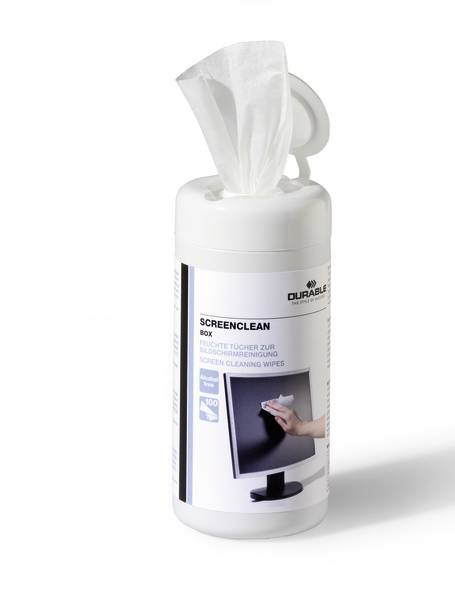DURABLE Screenclean Box - Reinigungstücher (Wipes)