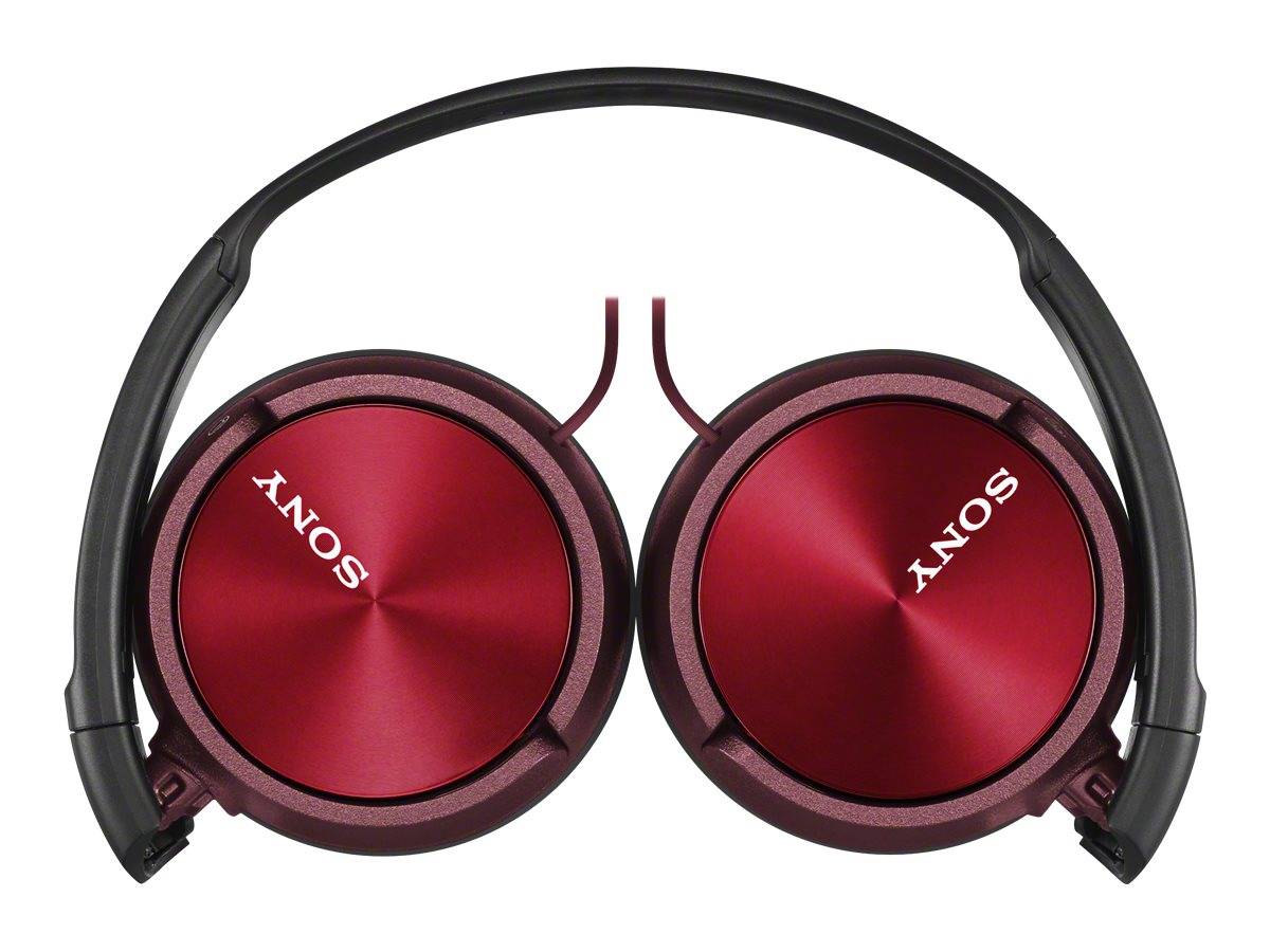 Sony MDR-ZX310 On Ear Kopfhörer kabelgebunden Rot Faltbar