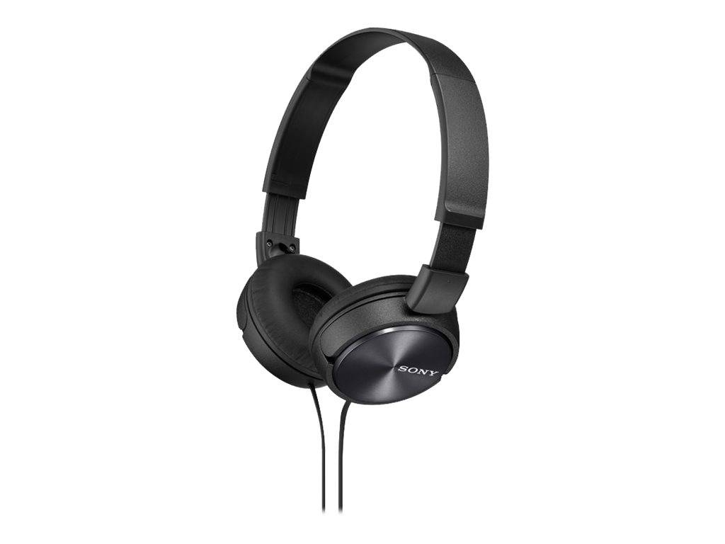 Sony MDR-ZX310AP On Ear Kopfhörer kabelgebunden Schwarz Headset, Faltbar