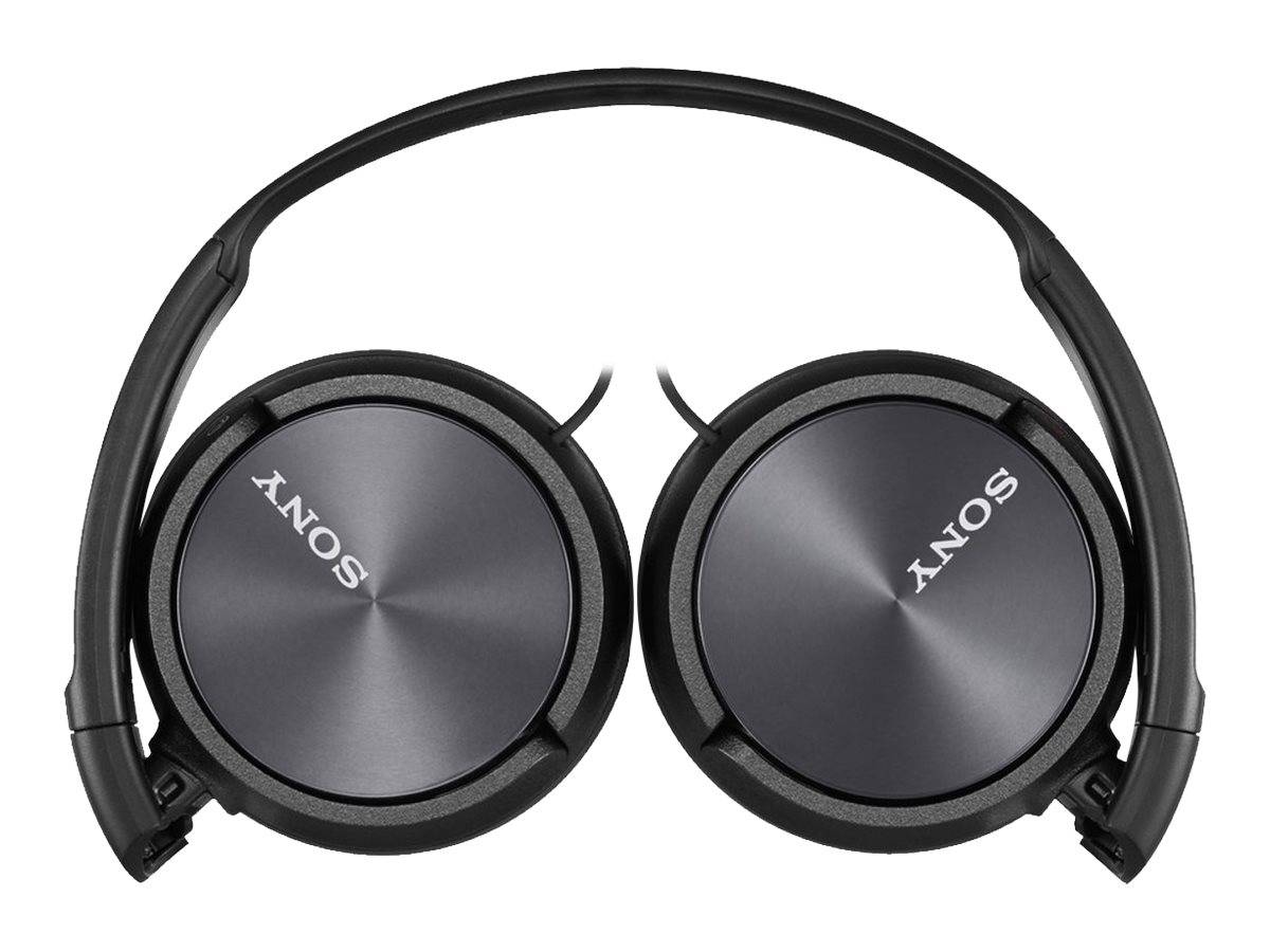 Sony MDR-ZX310AP On Ear Kopfhörer kabelgebunden Schwarz Headset, Faltbar
