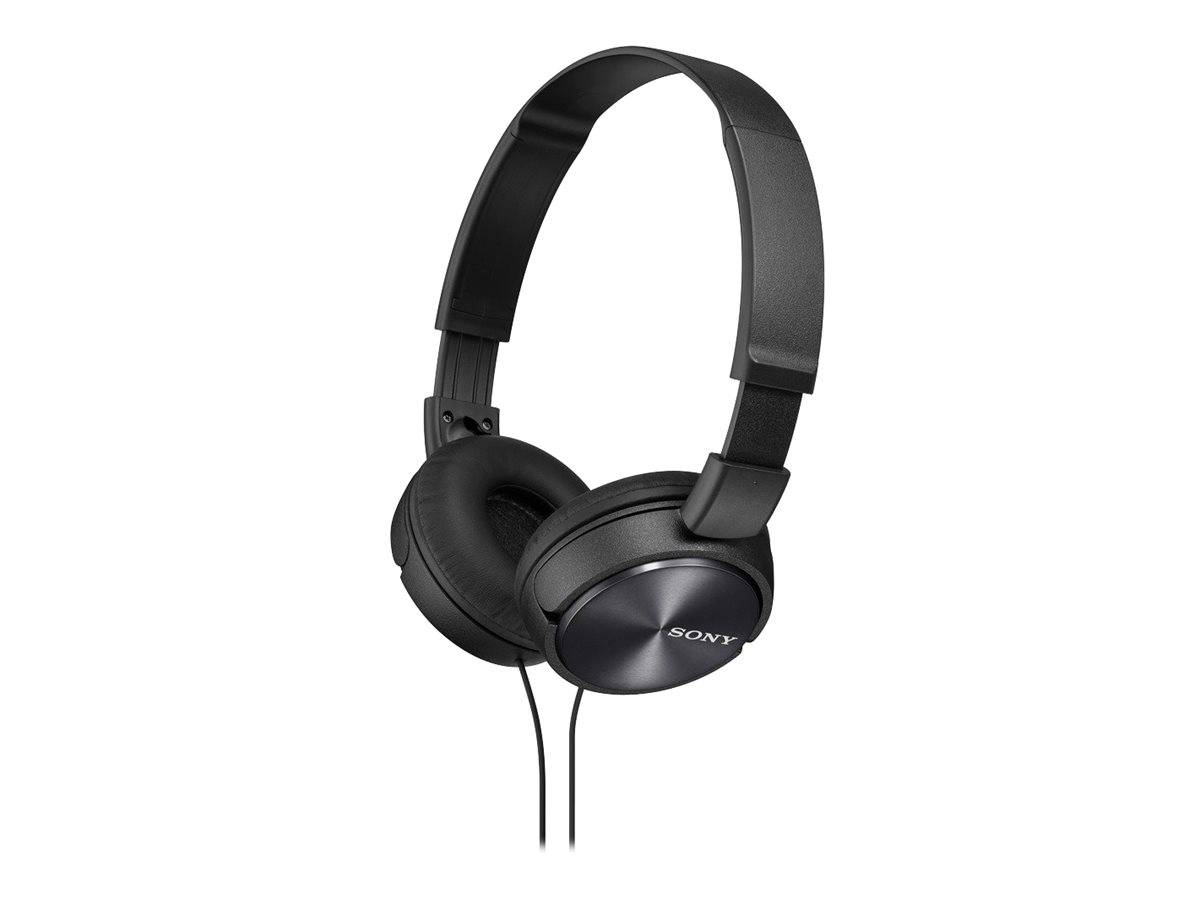 Sony MDR-ZX310AP On Ear Kopfhörer kabelgebunden Schwarz Headset, Faltbar