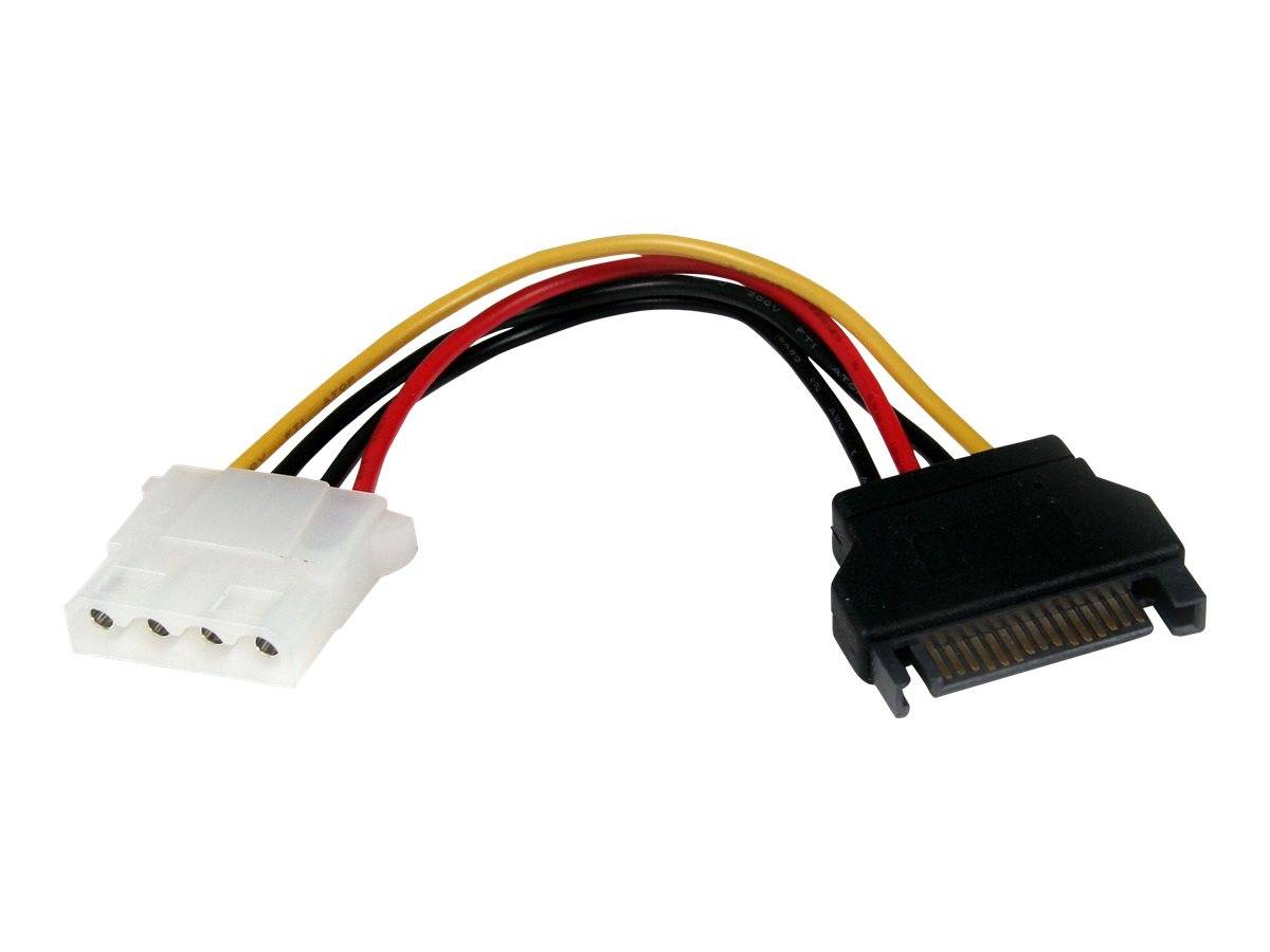 StarTech.com 15cm SATA auf LP4 Stromadapter - Bu/St - Netzteil - SATA-Stromsteck