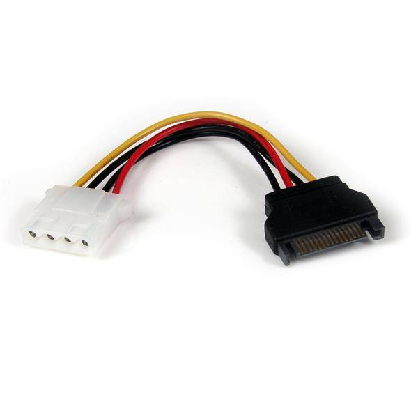 StarTech.com 15cm SATA auf LP4 Stromadapter - Bu/St - Netzteil - SATA-Stromsteck