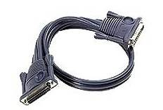 ATEN KVM Verlängerungskabel [1x D-SUB-Stecker 25pol. - 1x D-SUB-Buchse 25pol.] 5.00 m Schwarz