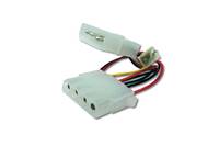 Digitus PC-Lüfter, Computer, Strom Kabel [1x IDE-Strom-Stecker 4pol. - 1x PC-Lüfter Buchse 3pol.] 0.30 m Gelb, Rot, Schwarz