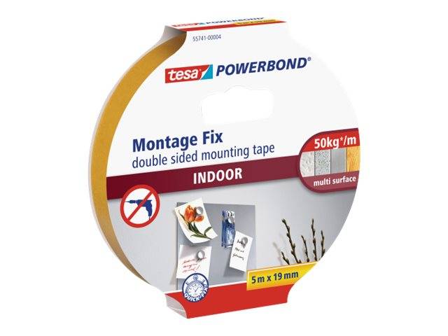 tesa INDOOR 55741-00001-03 Montageband tesa® Powerbond Orange (L x B) 5 m x 19 mm 1 St.