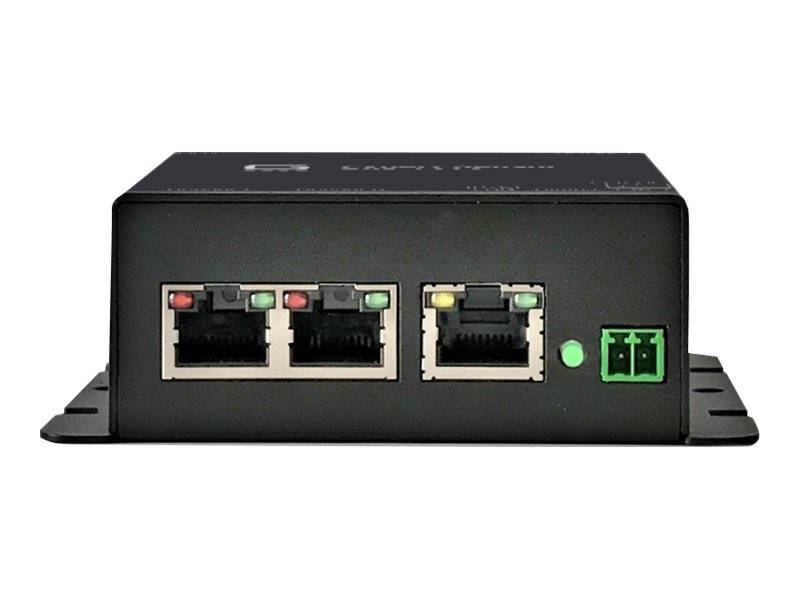 GUDE 721413 Expert LAN-Sensor für Temperatur, Luftfeuchte, Luftdruck und I/O-Monitoring, PoE