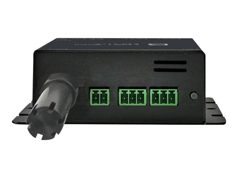 GUDE 721413 Expert LAN-Sensor für Temperatur, Luftfeuchte, Luftdruck und I/O-Monitoring, PoE
