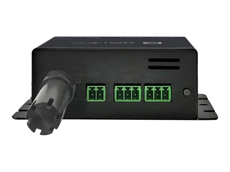 GUDE 721412 Expert LAN-Sensor für Temperatur, Luftfeuchte und I/O-Monitoring, PoE