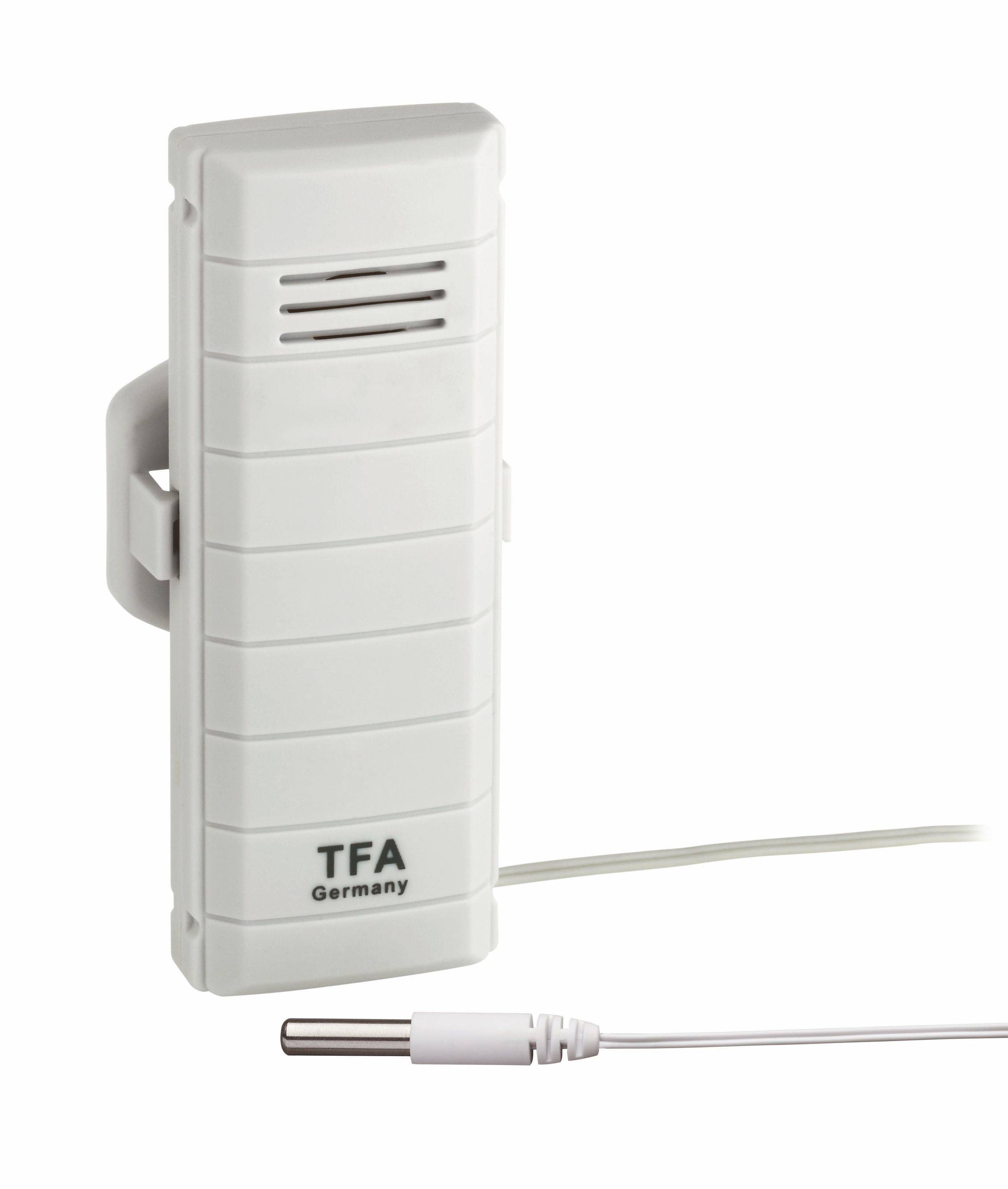 TFA Dostmann Kat.Nr. 30.3301.02 "Weather Hub" Temperatursender mit wasserdichtem Kabel Funk-Thermometer