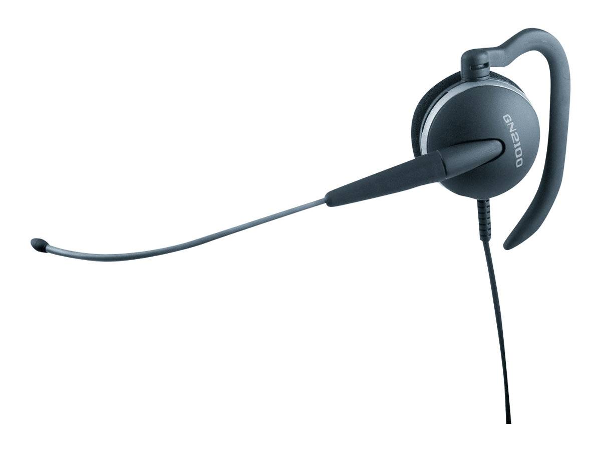 Jabra GN2100 Telefon On Ear Headset kabelgebunden Mono Schwarz, Silber Noise Cancelling