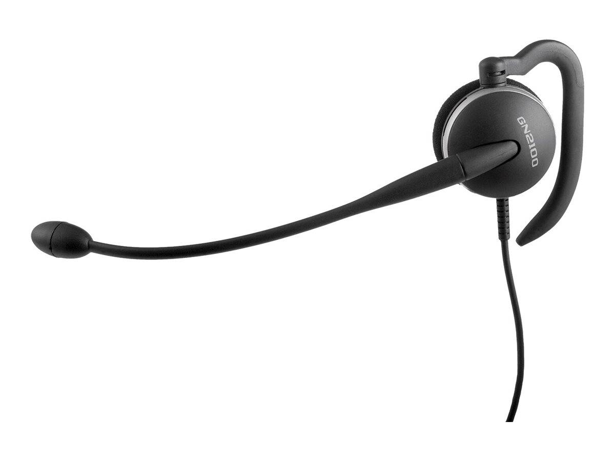 Jabra GN2100 Telefon On Ear Headset kabelgebunden Mono Schwarz, Silber Noise Cancelling