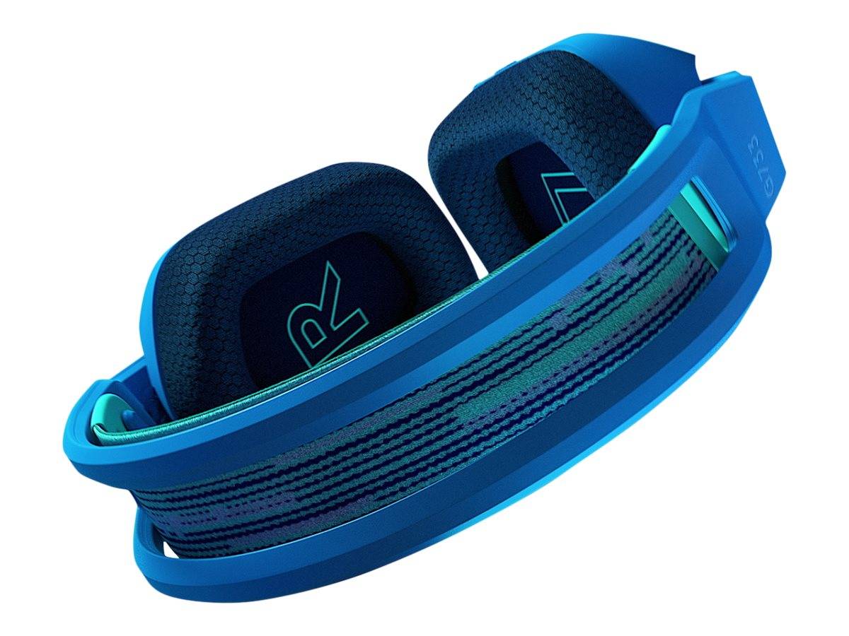 Logitech Gaming G733 LIGHTSPEED Gaming On Ear Headset Funk 7.1 Surround Blau Lautstärkeregelung