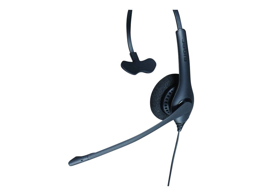 Jabra BIZ 1500 On Ear Headset kabelgebunden Mono Schwarz Mikrofon-Rauschunterdrückung, Noise Cancelling Telefon