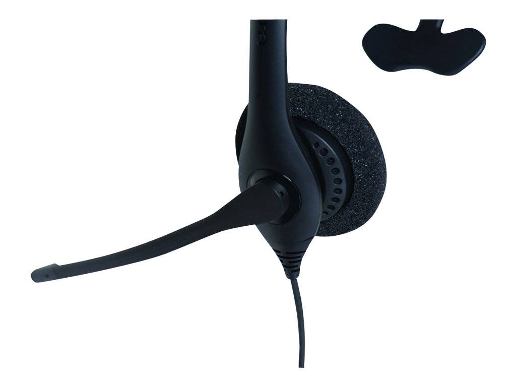 Jabra BIZ 1500 On Ear Headset kabelgebunden Mono Schwarz Mikrofon-Rauschunterdrückung, Noise Cancelling Telefon