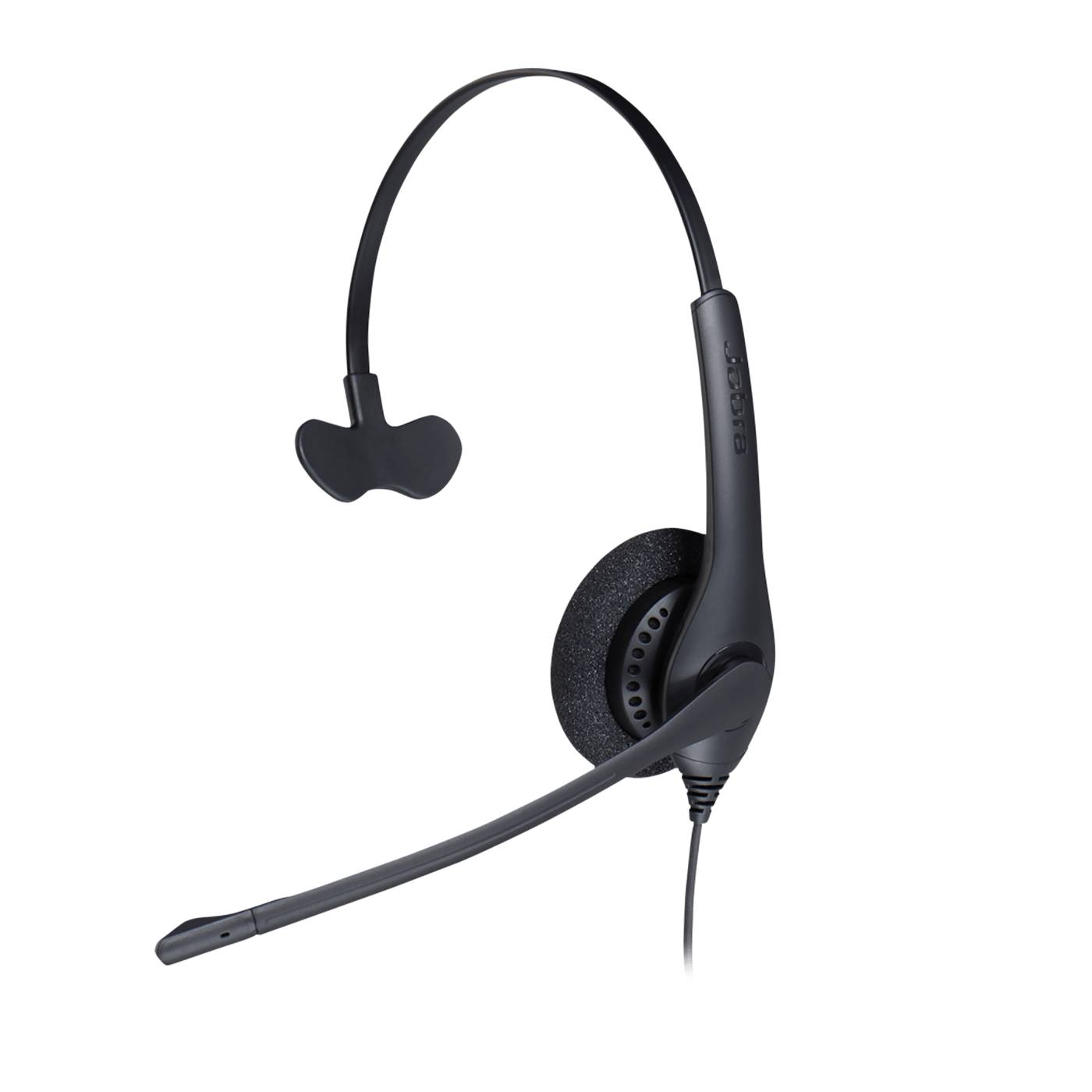 Jabra BIZ 1500 On Ear Headset kabelgebunden Mono Schwarz Mikrofon-Rauschunterdrückung, Noise Cancelling Telefon