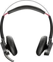Plantronics UC B825M Telefon On Ear Headset Bluetooth® Stereo Schwarz Noise Cancelling Mikrofon-Stummschaltung