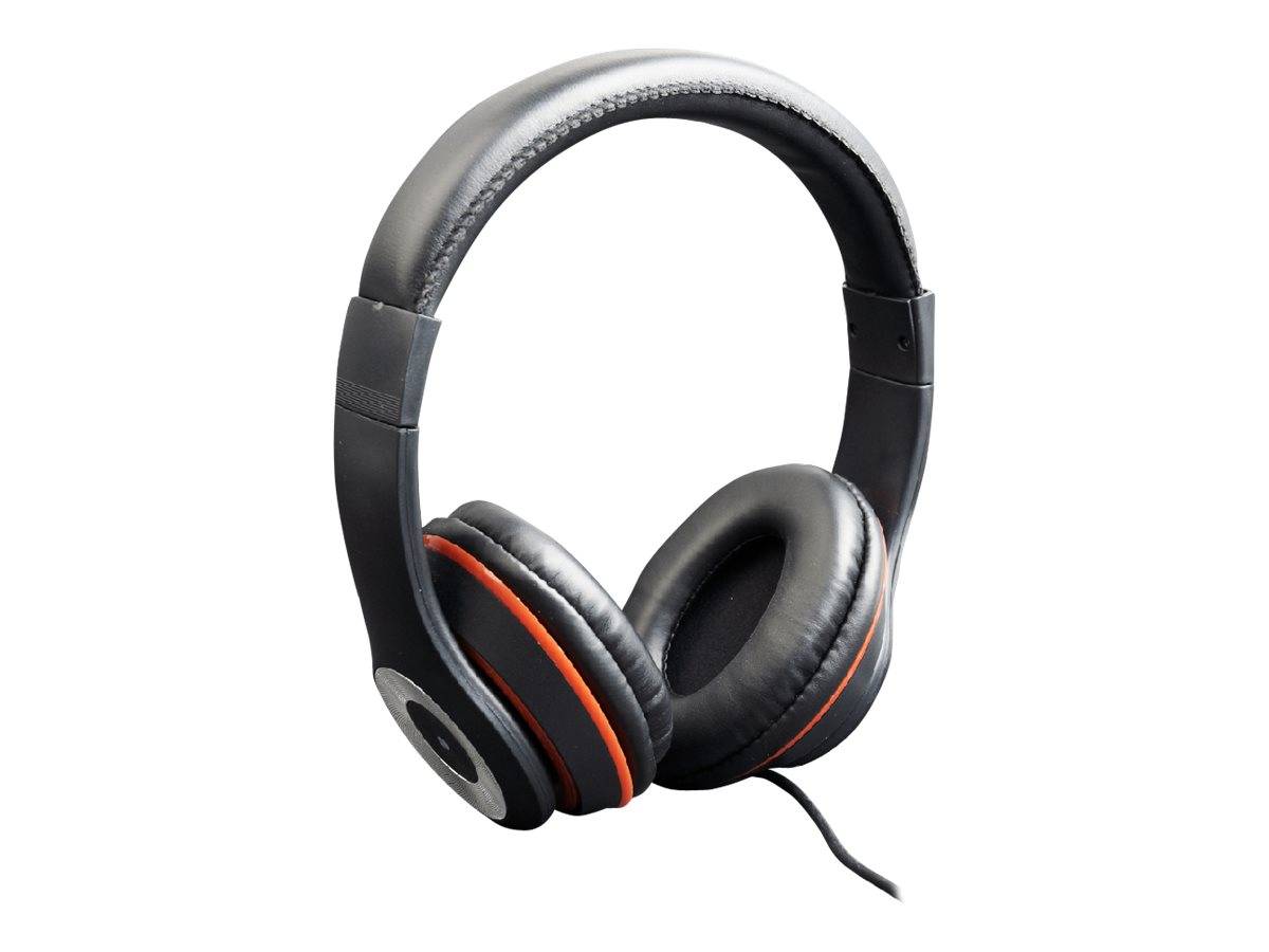 Gembird Los Angeles On Ear Kopfhörer kabelgebunden Schwarz Headset