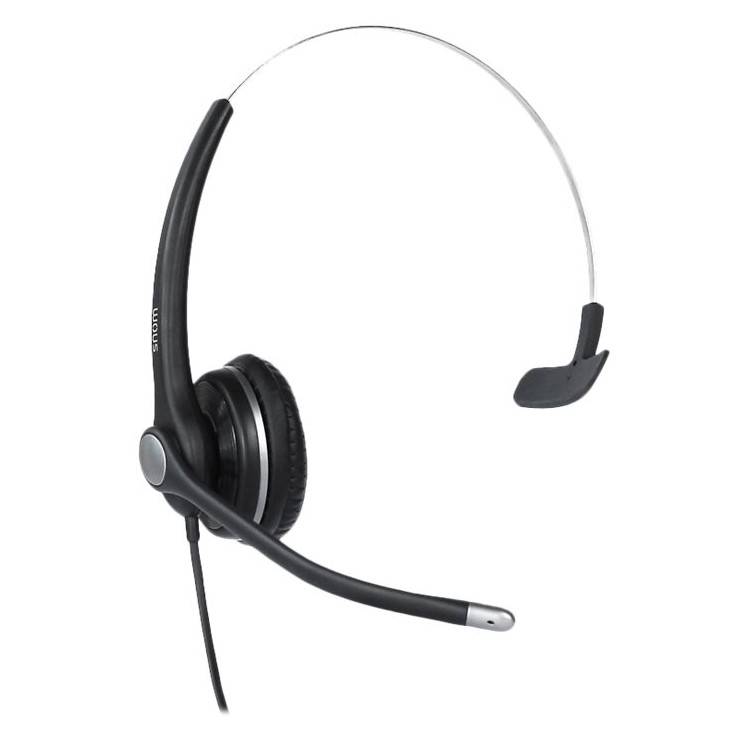 SNOM A100M Mono Telefon On Ear Headset kabelgebunden Mono Noise Cancelling