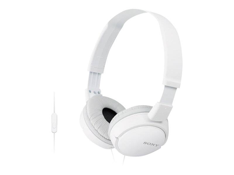 Sony MDRZ-X110AP Over Ear Kopfhörer kabelgebunden Weiß Faltbar, Headset