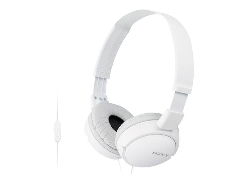 Sony MDRZ-X110AP Over Ear Kopfhörer kabelgebunden Weiß Faltbar, Headset