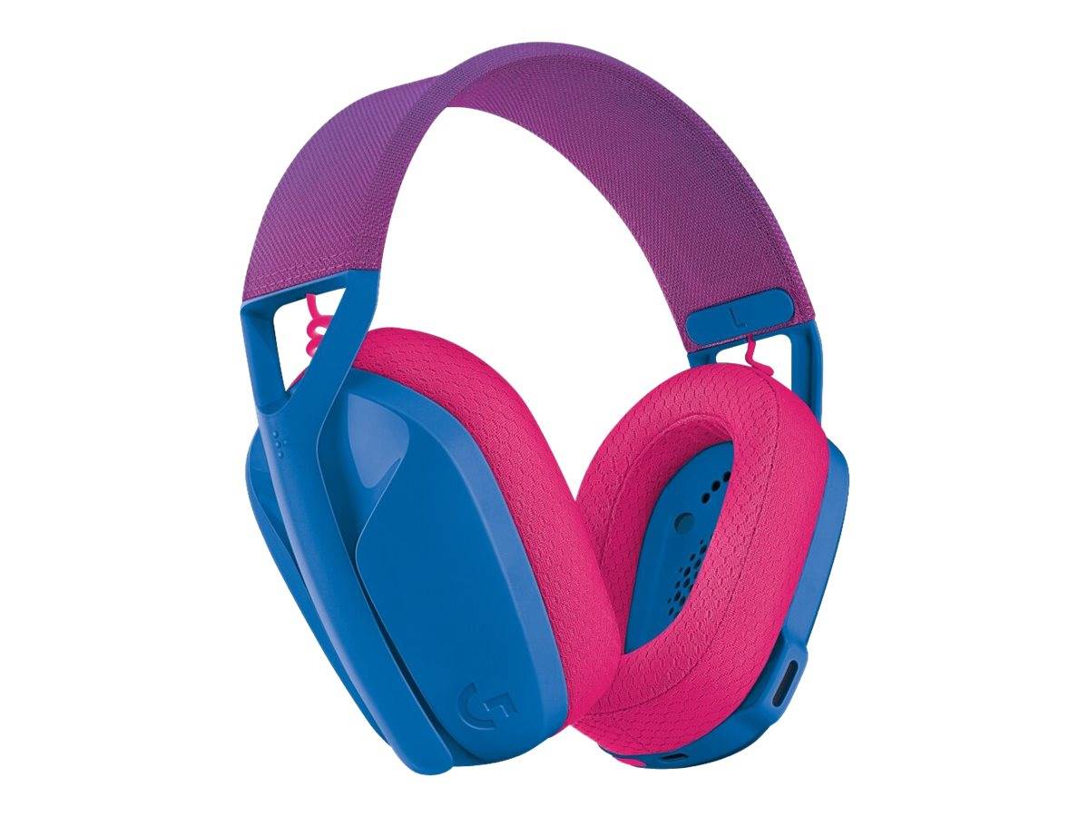 Logitech G435 LIGHTSPEED Over Ear Headset Bluetooth® Stereo Blau Lautstärkebegrenzung Gaming