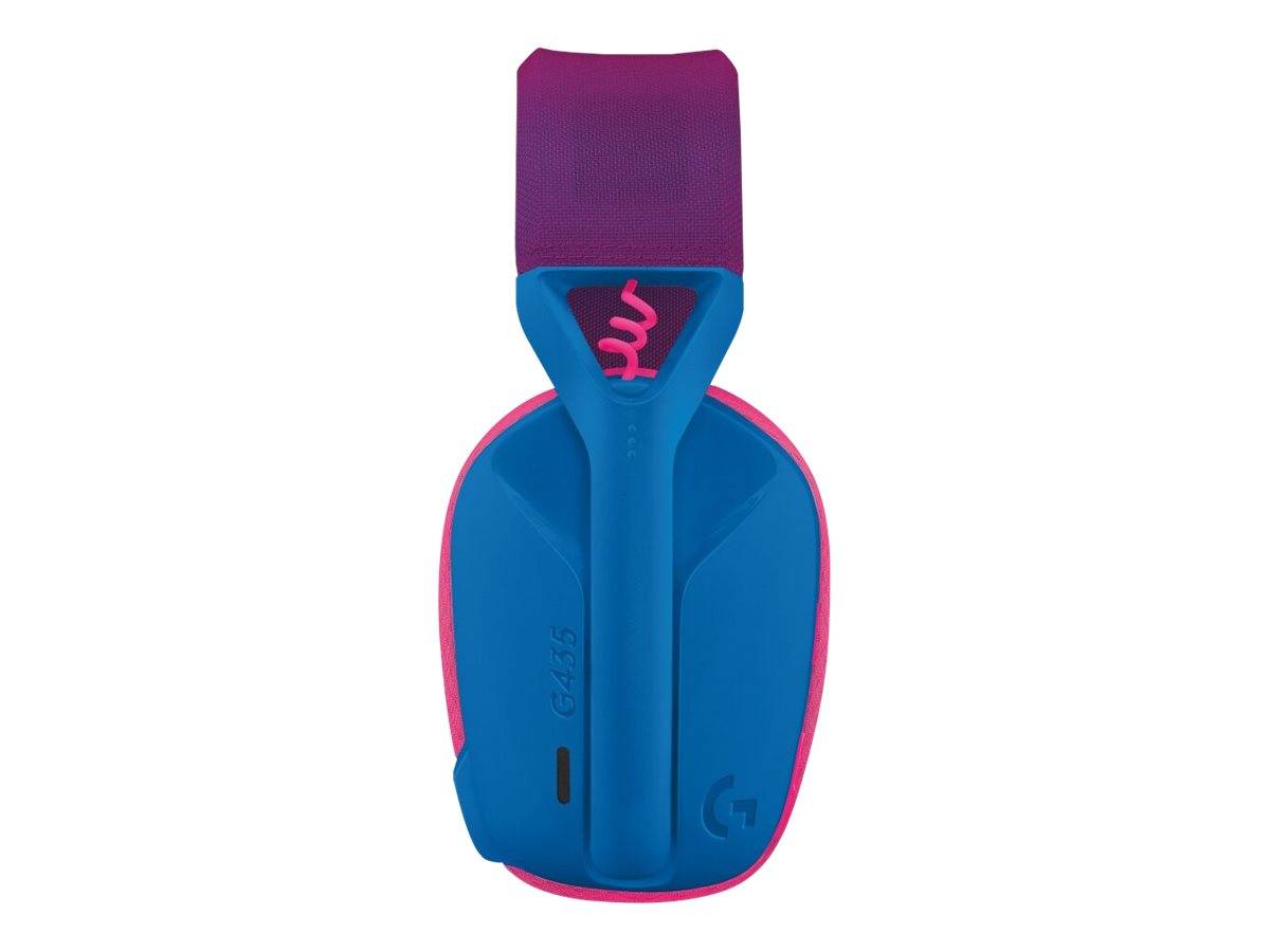 Logitech G435 LIGHTSPEED Over Ear Headset Bluetooth® Stereo Blau Lautstärkebegrenzung Gaming